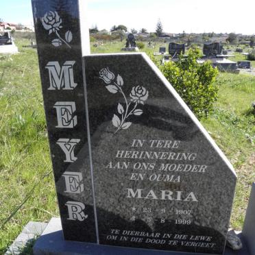 MEYER Maria 1907-1999