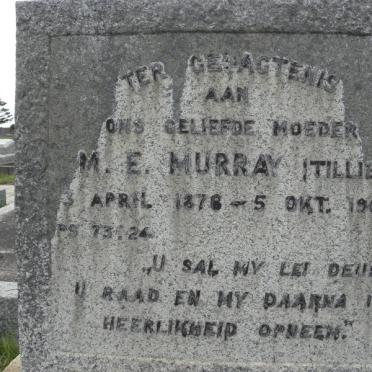 MURRAY M.E. 1876-1960