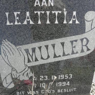 MULLER Leatitia 1953-1994