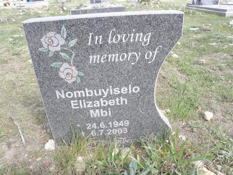 MBI Nombuyiselo Elizabeth 1949-2003