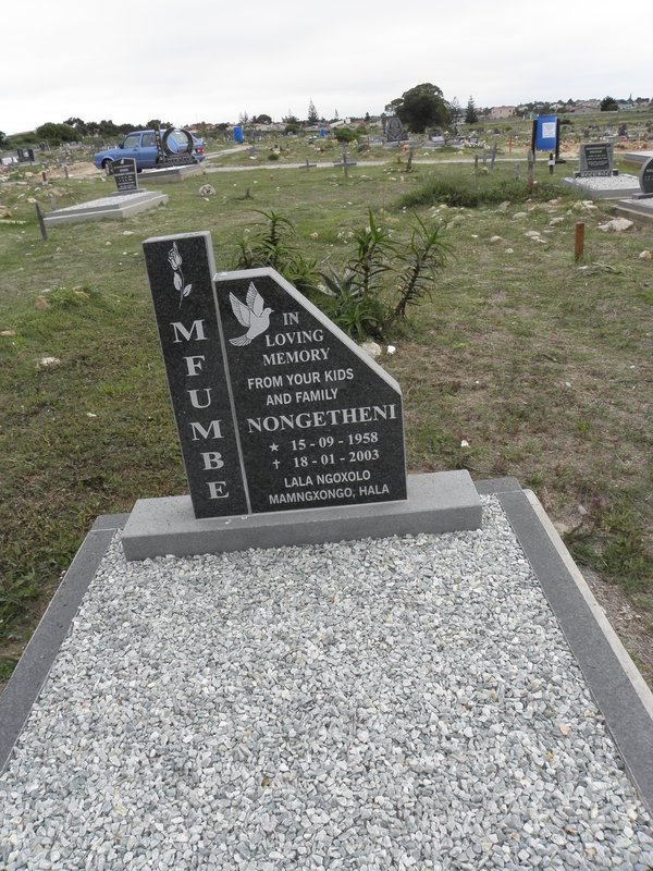 MFUMBE Nongetheni 1958-2003