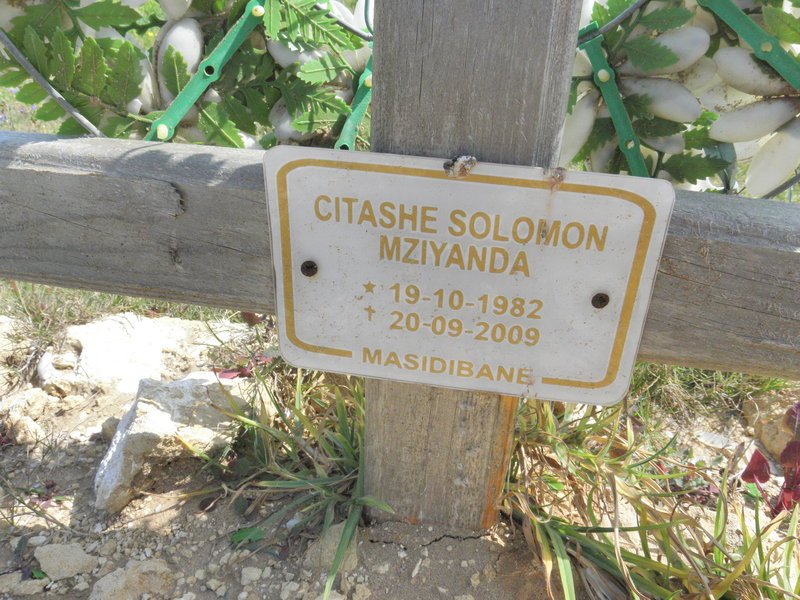 MZIYANDA Citashe Solomon 1982-2009