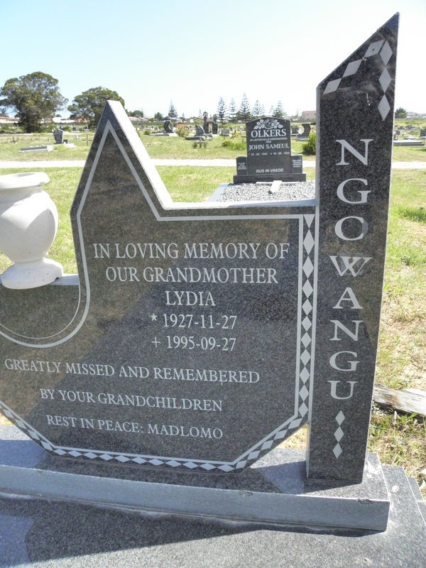 NGCWANGU Lydia 1927-1995