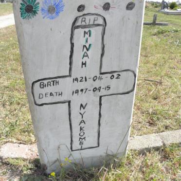 NYAKOMBI Minah 1921-1997