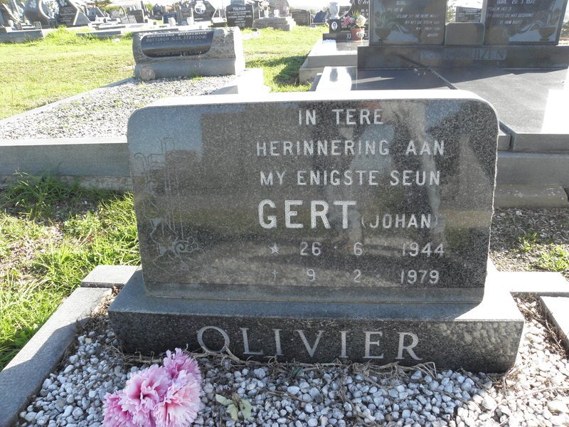 OLIVIER Gert 1944-1979