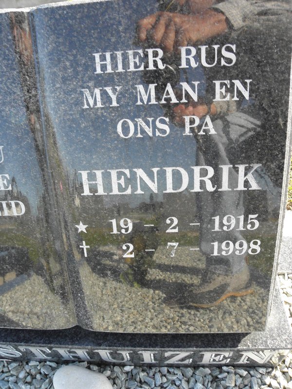 OOSTHUIZEN Hendrik 1915.1998