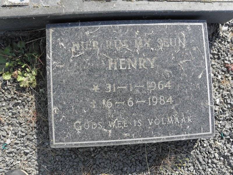 PETERSEN Henry 1964-1984