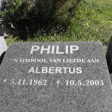PHILIP Albertus 1962-2003