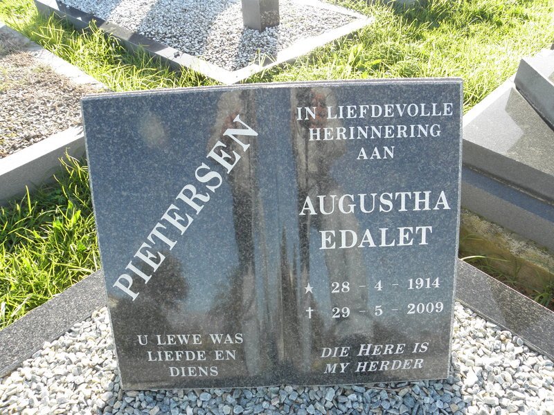 PIETERSEN Augustha Edalet 1914-2009