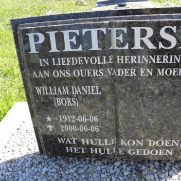 PIETERSE William Daniel 1912-2000