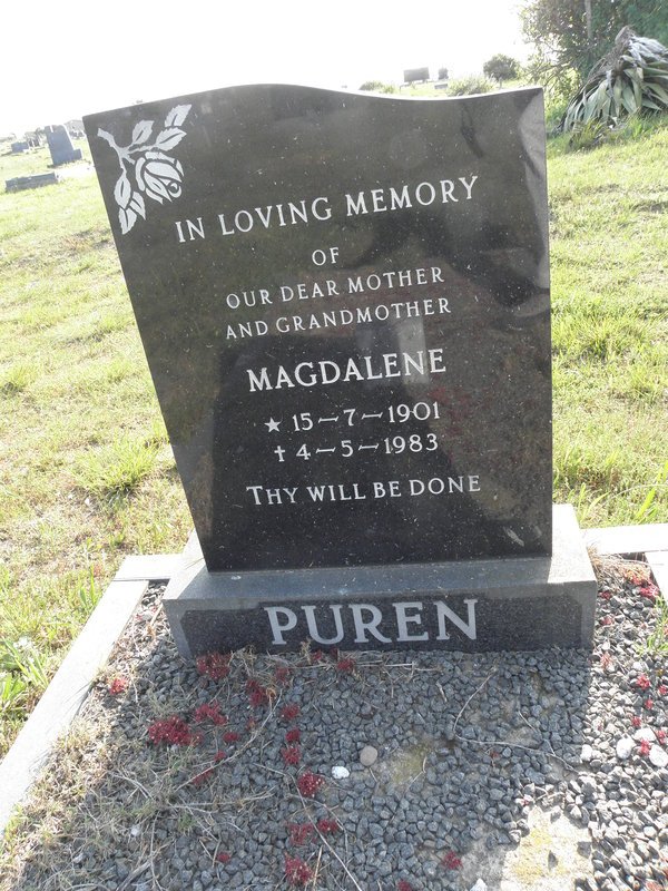 PUREN Magdalene 1901-1983