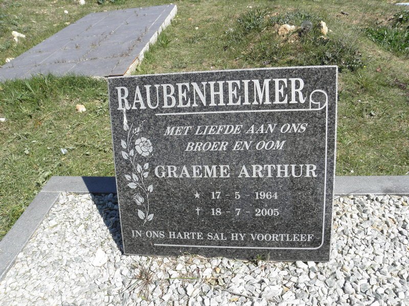 RAUBENHEIMER Graeme Arthur 1964-2005