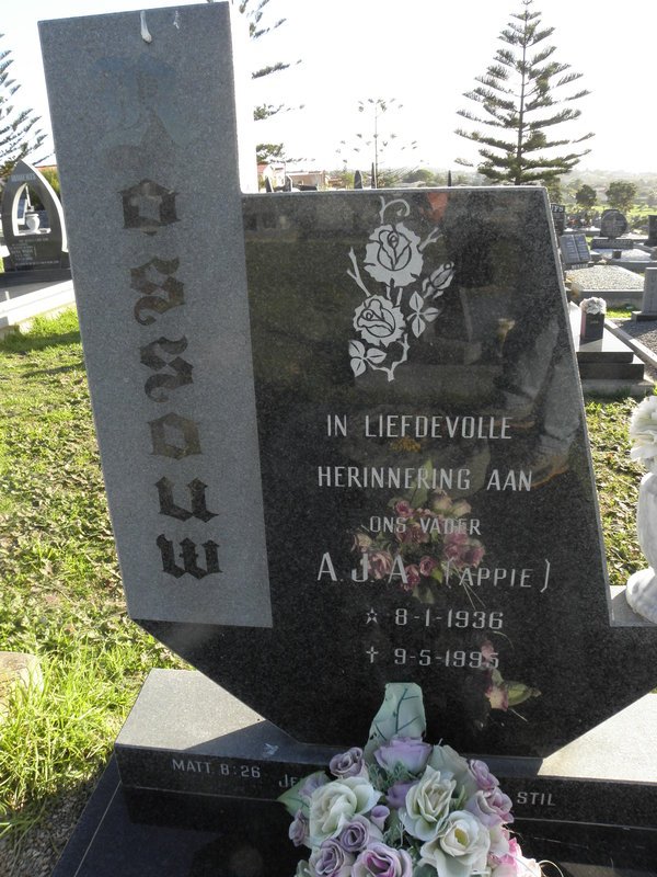 ROSSOUW A.J.A. 1936-1995