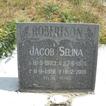 ROBERTSON Jacob 1923-1991 &amp; Selina 1925-2009