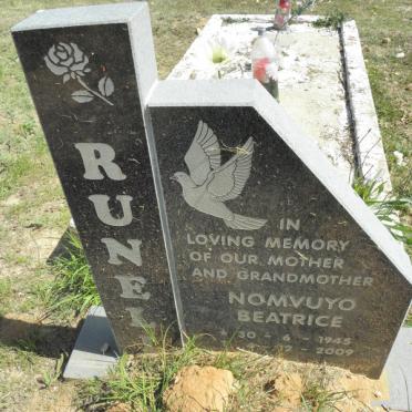 RUNEL Nomvuyo Beatrice 1945-2009