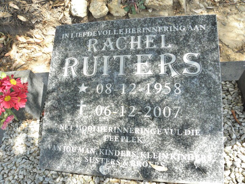 RUITERS Rachel 1958-2007