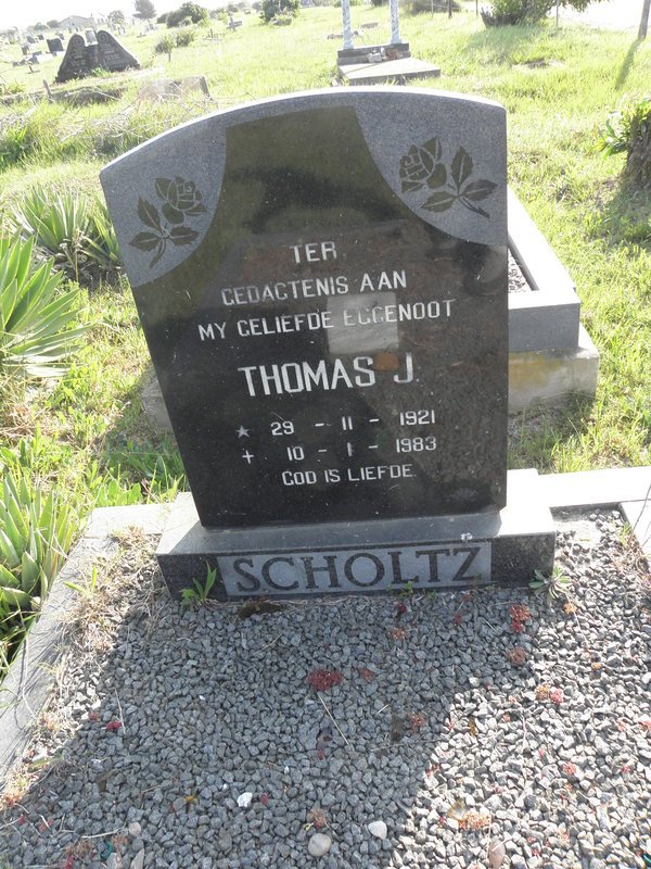 SCHOLTZ Thomas J. 1921-1983