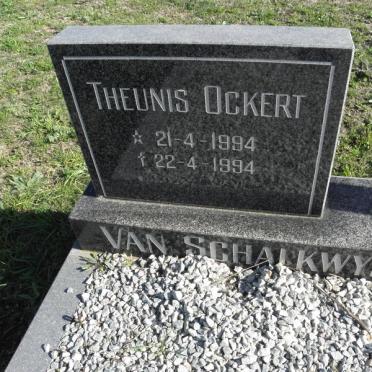SCHALKWYK Theunis Ockert, van 1994-1994
