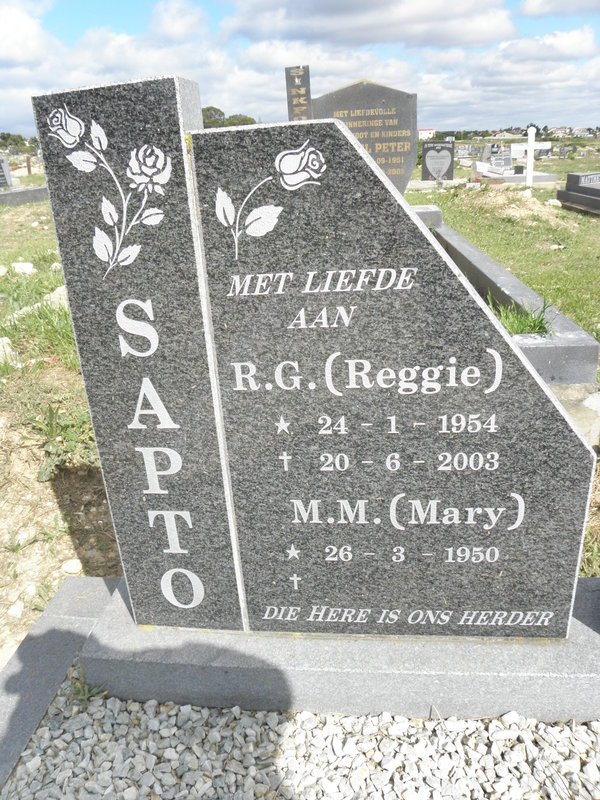 SAPTO R.G. 1954-20034 &amp; M.M. 1950-