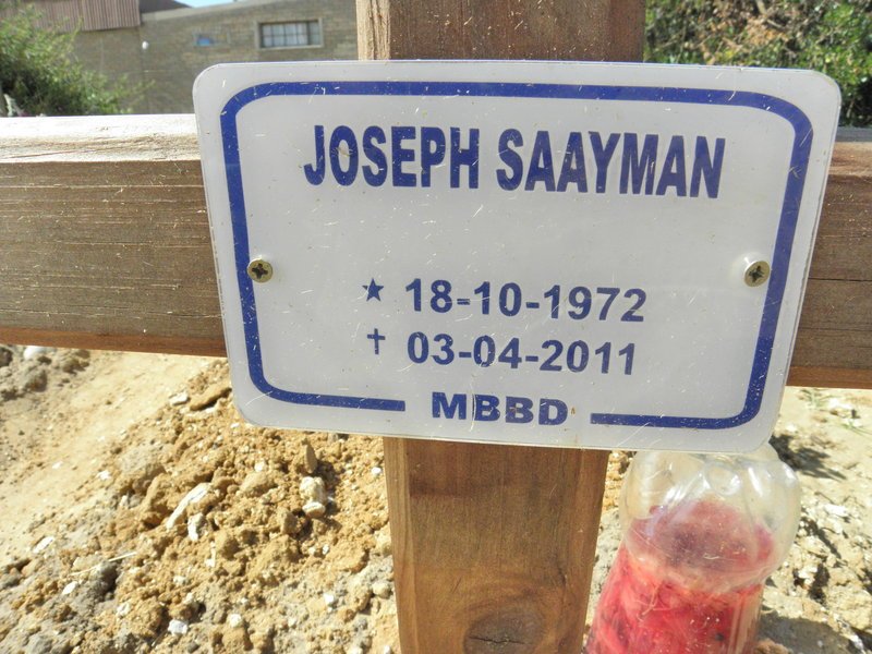 SAAYMAN Joseph 1972-2011