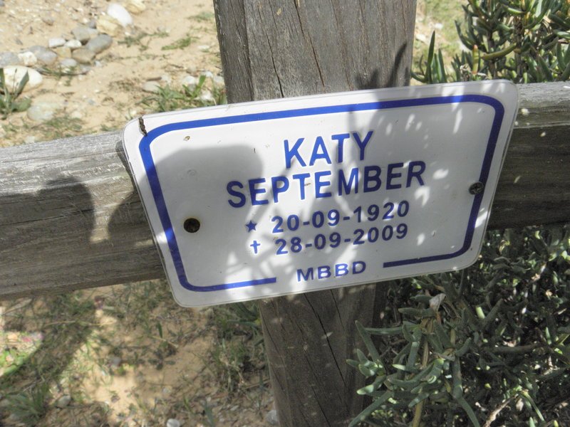 SEPTEMBER Katy 1920-2009