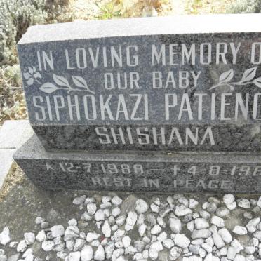 SHISHANA Siphokazi Patience 1988-1988
