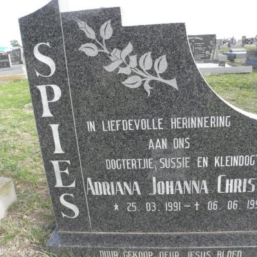 SPIES Adriana Johanna Christina 1991-1991