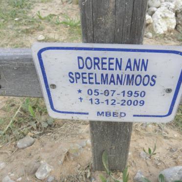 SPEELMAN Doreen Ann nee MOOS 1950-2009