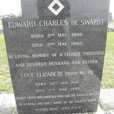 SWARDT Edward Charles, de 1896-1965 &amp; Lucy Elizabeth WILLIS 1897-1990