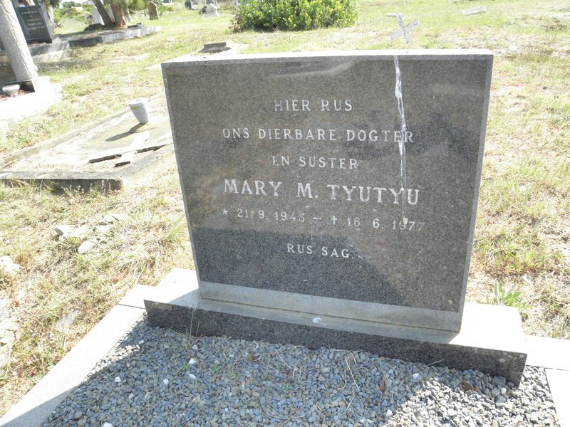TYUTYU Mary M. 1945-1977