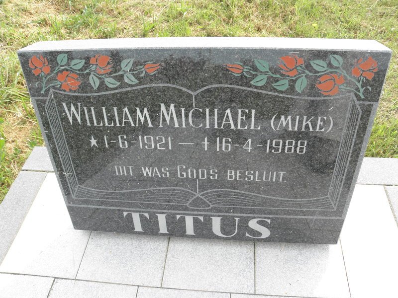 TITUS William Michael 1921-1988
