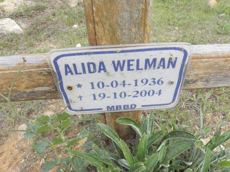 WELMAN Alida 1936-2004