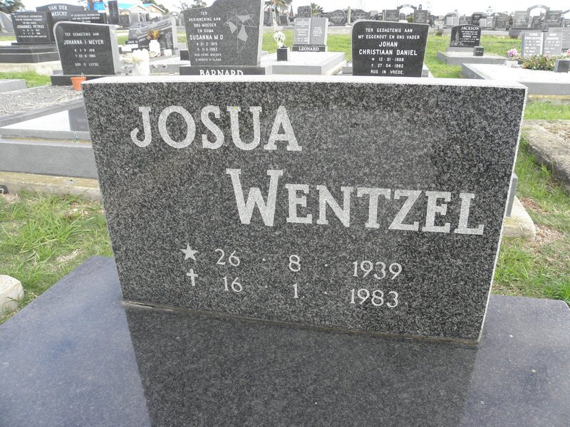 WENTZEL Josua 1939-1983