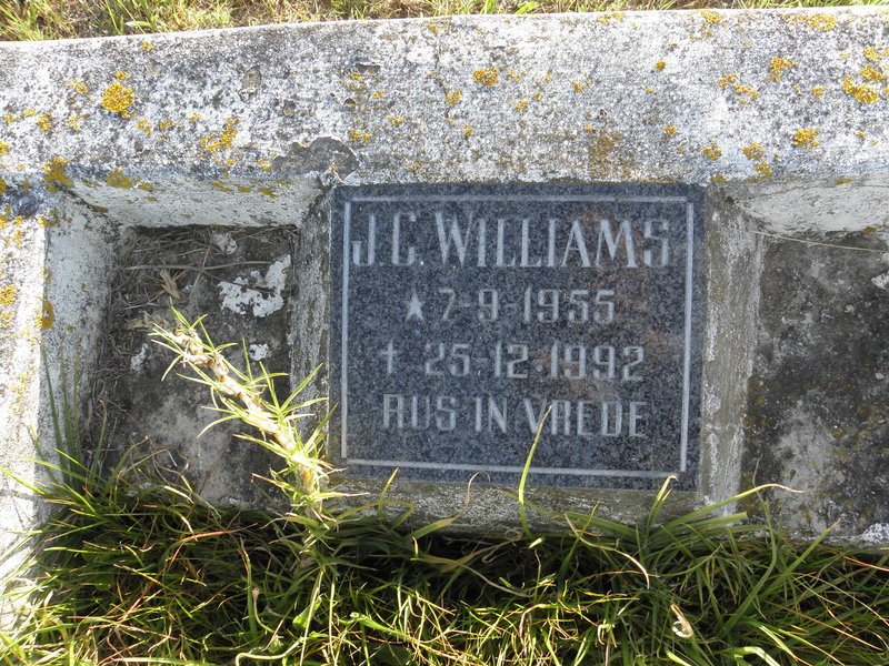 WILLIAMS J.C. 1955-1992