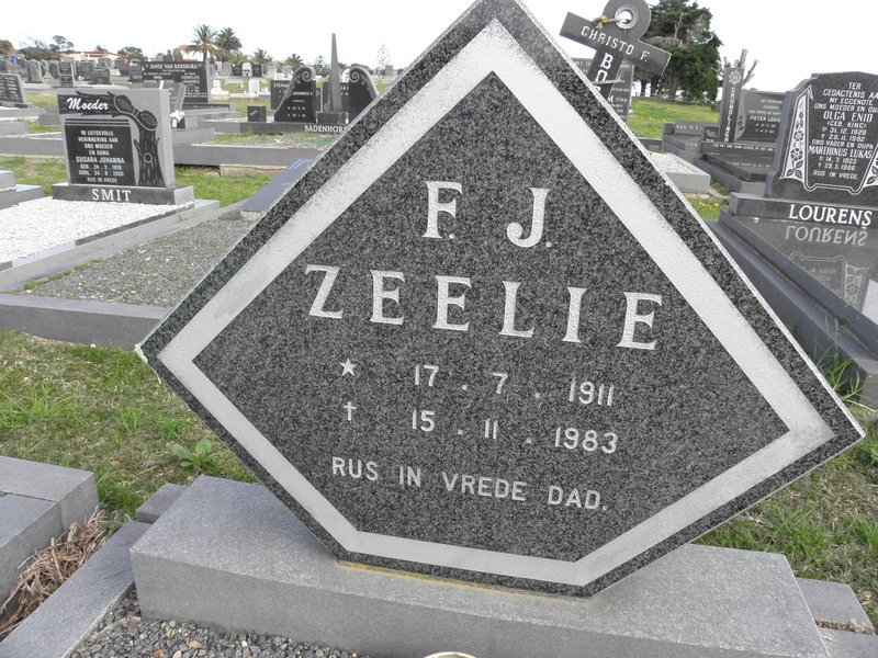 ZEELIE F.J. 1911-1983