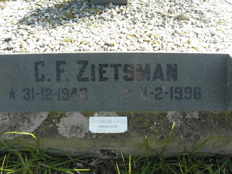 ZIETSMAN C.F. 1940-1996