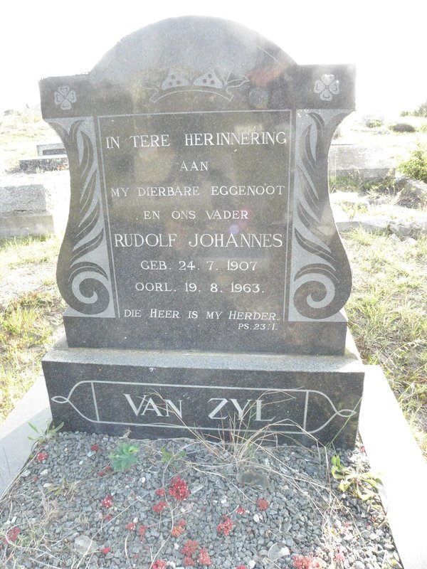 ZYL Rudolf Johannes, van 1907-1963