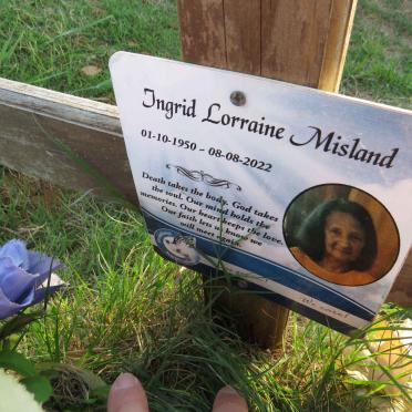 MISLAND Ingrid Lorraine 1950-2022