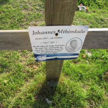 MTHIMKULU Johannes 1957-2021