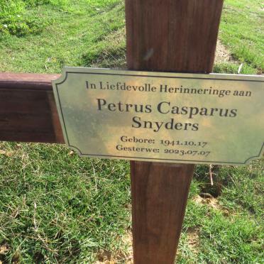 SNYDERS Petrus Casparus 1941-2023
