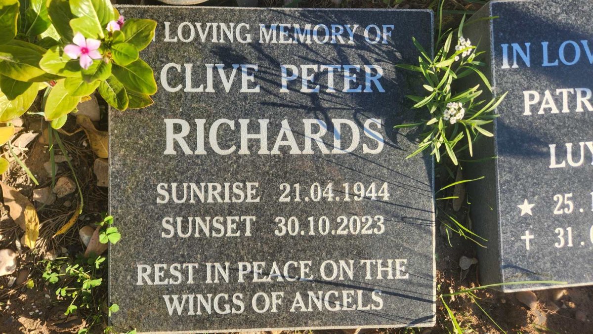 RICHARDS Clive Peter 1944-2023
