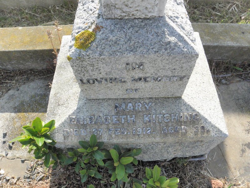 KITCHING Mary Elizabeth -1912