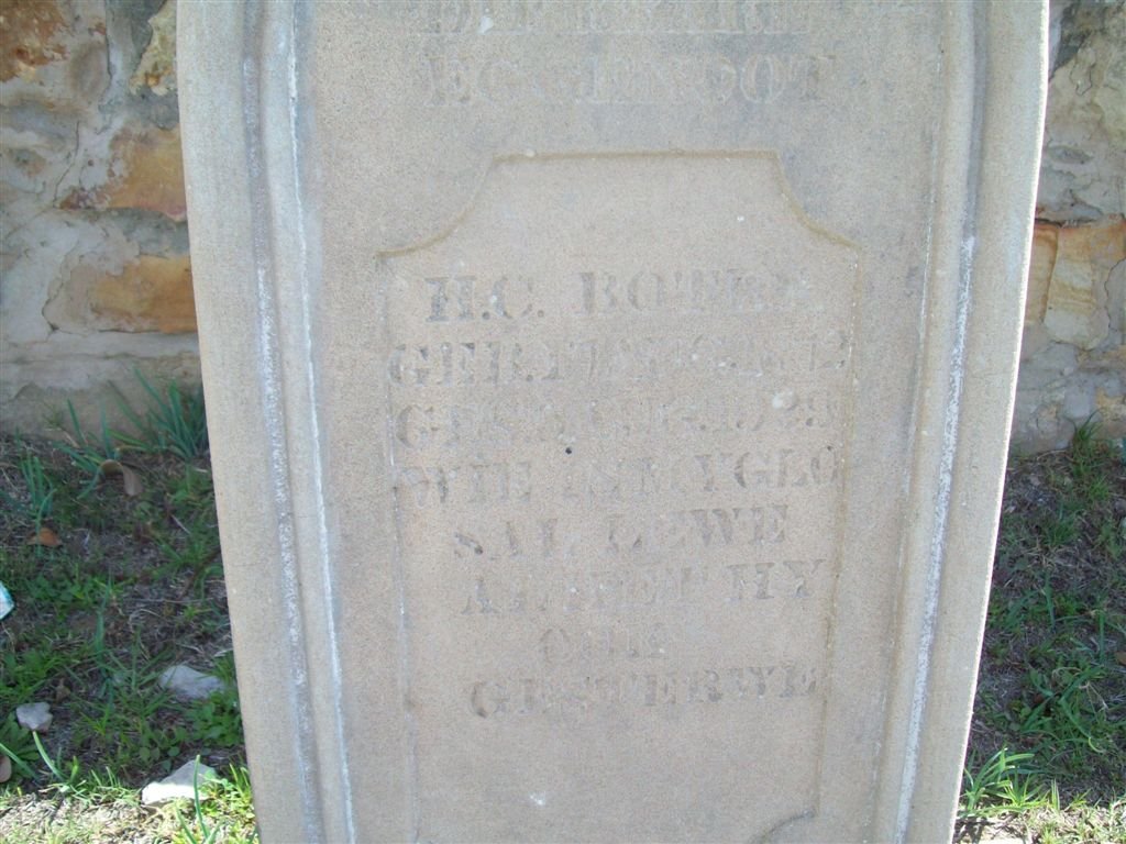 BOTHA H.C. 1872-1929