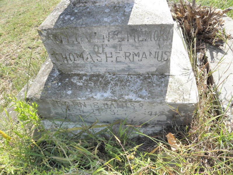 HERMANUS Thomas  188?-1919