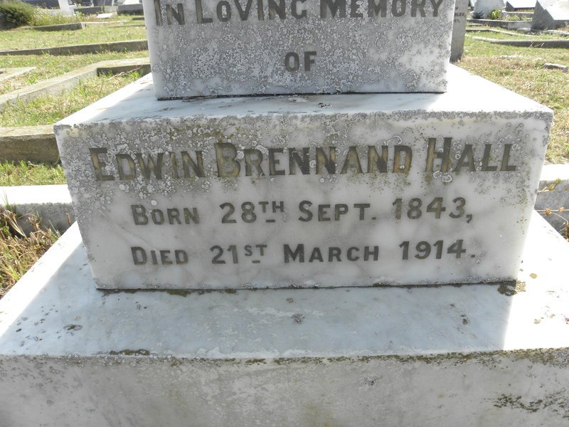 HALL Edwin Brennand 1943-1914