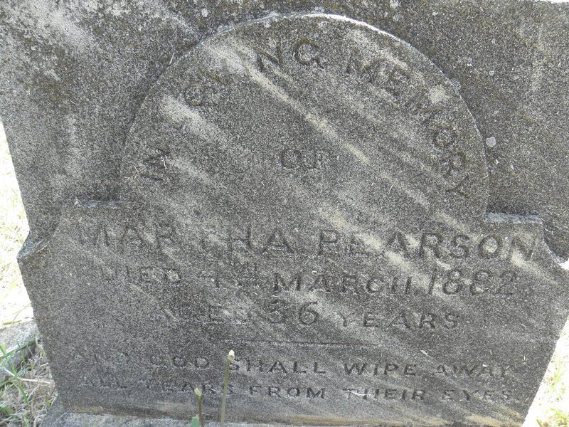 PEARSON Martha -1882