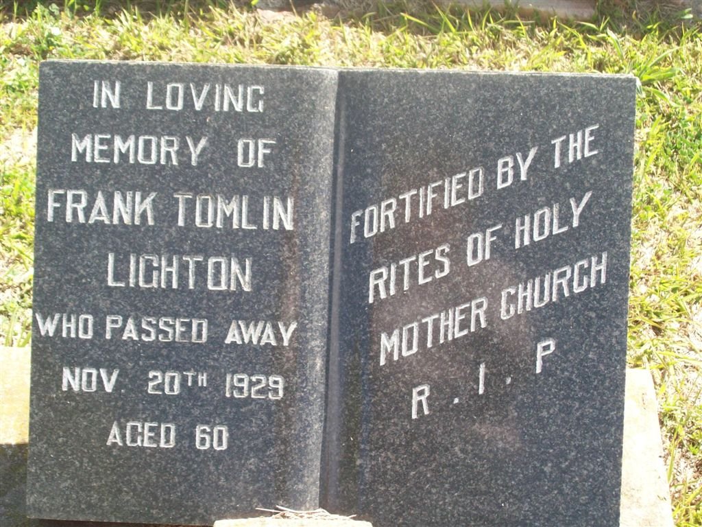 LIGHTON Frank Tomlin -1929
