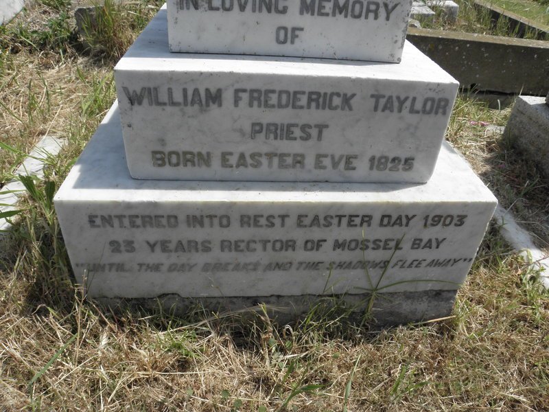 TAYLOR William Frederick 1825-1903