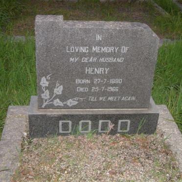 DODD Henry 1880-1966