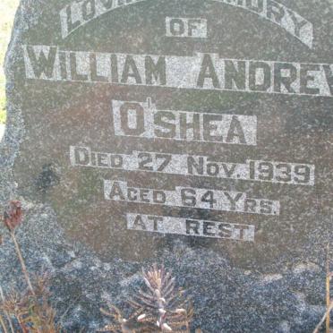 O'SHEA William Andrew -1939
